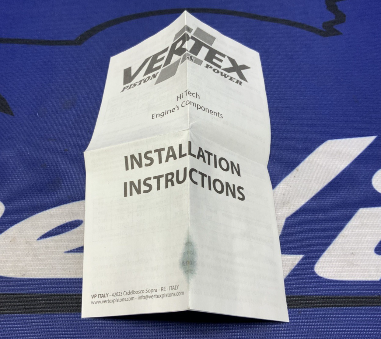 Vertex Piston Kit Forged 76.96/ STD 13.5:1 KX250F 2006-2009 23259B