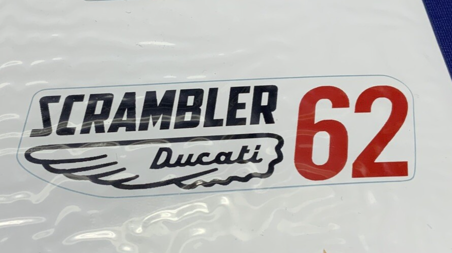 Ducati "Lifestyle Logo" Scrambler Stickers OEM 987691868
