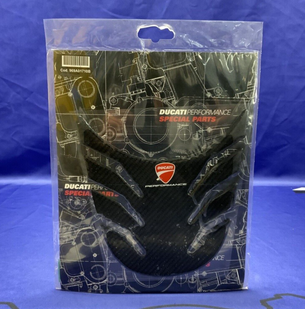 Ducati Performance Carbon Tank Guard Multistrada 1200 2010-2013 OEM 969A01710B