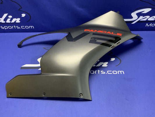 Ducati Right Upper Fairing(Thrilling Black) Panigale V2 2020-2025 OEM 4801A861AS