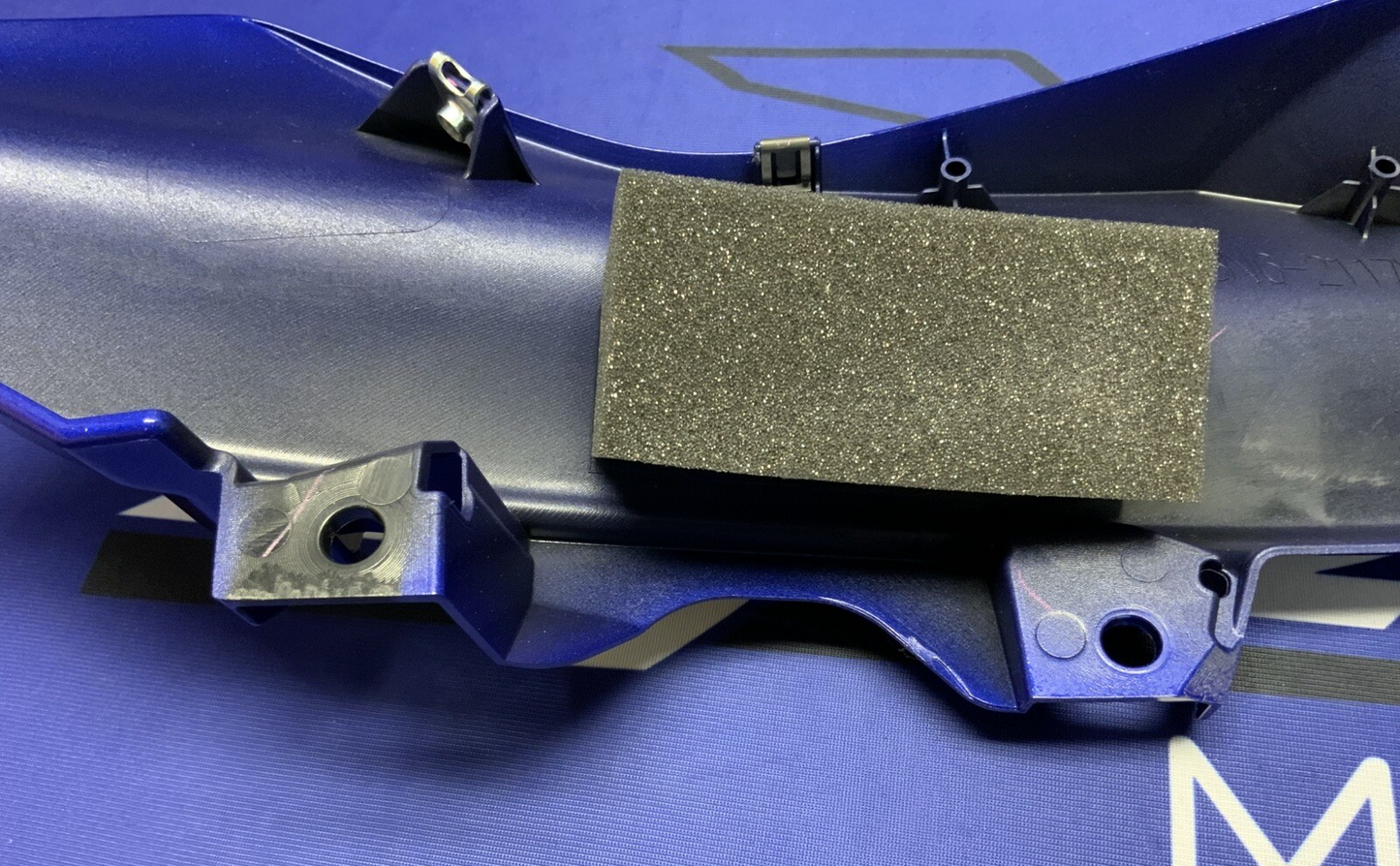 Yamaha Right Upper Fairing (Blue) YZF-R6 2017-2024 OEM BN6-2117W-00-P0