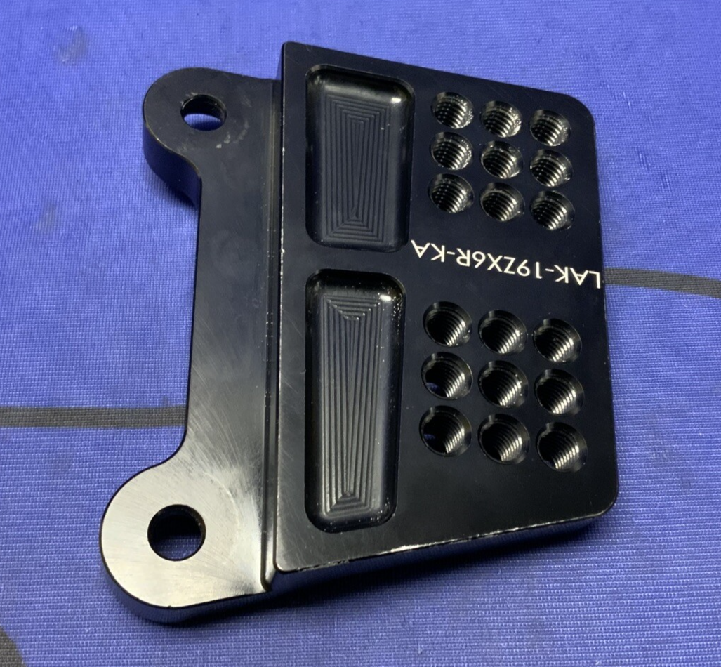 Graves Motorsports Left Hand Rear Set Bracket ZX-6R 2019-2023 LAK-19ZX6R-KA