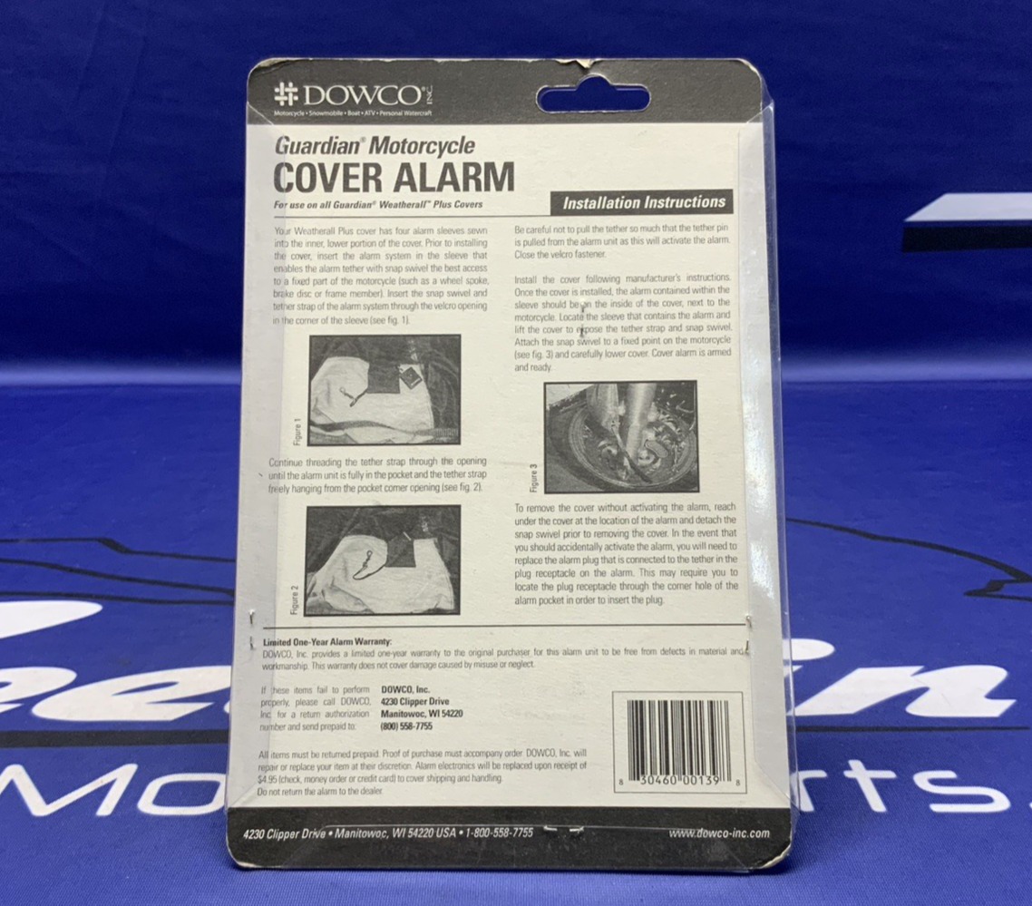 Dowco Guardian Motorcycle Cover Security Alarm system 26038-00