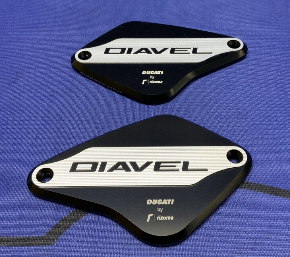 Ducati Brake & Clutch Reservoir Covers Diavel 1260/S 2019-2023 OEM 96180751AA