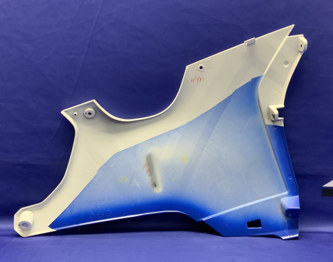 Kawasaki Left Lower Fairing (40th Ann) ZX-10R/RR 2021-2025 OEM 55028-0763-69W