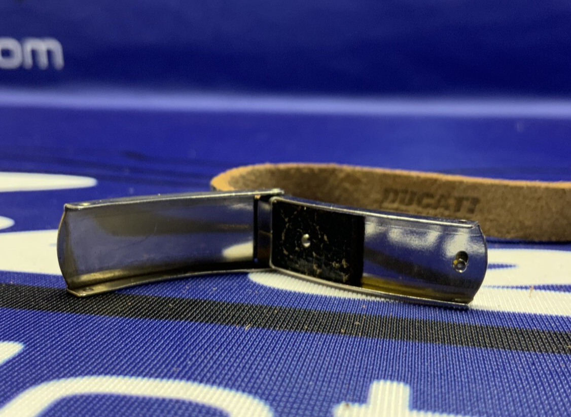 Ducati Retro Leather Bracelet OEM 987680290