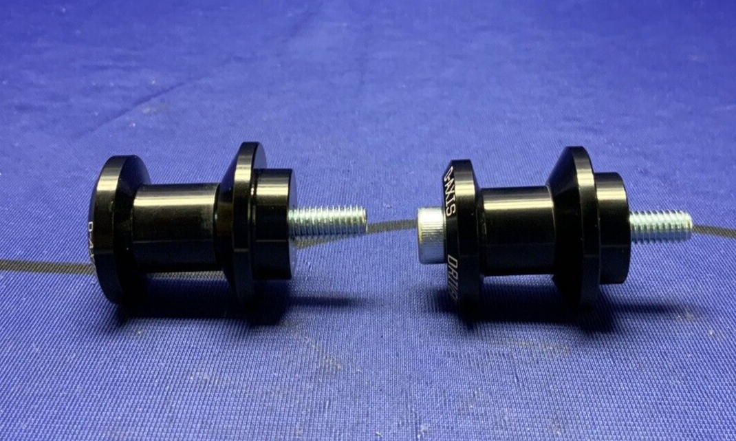 Driven Racing D Axis Spools (Black) YZF-R6 1999-2018 DXS-6 BK