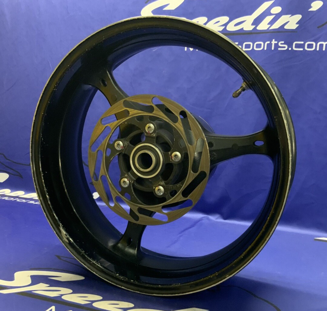 Suzuki Rear Wheel W/ Brake Rotor (Black) GSXR 600/750 06-07 OEM 64111-01H00-019