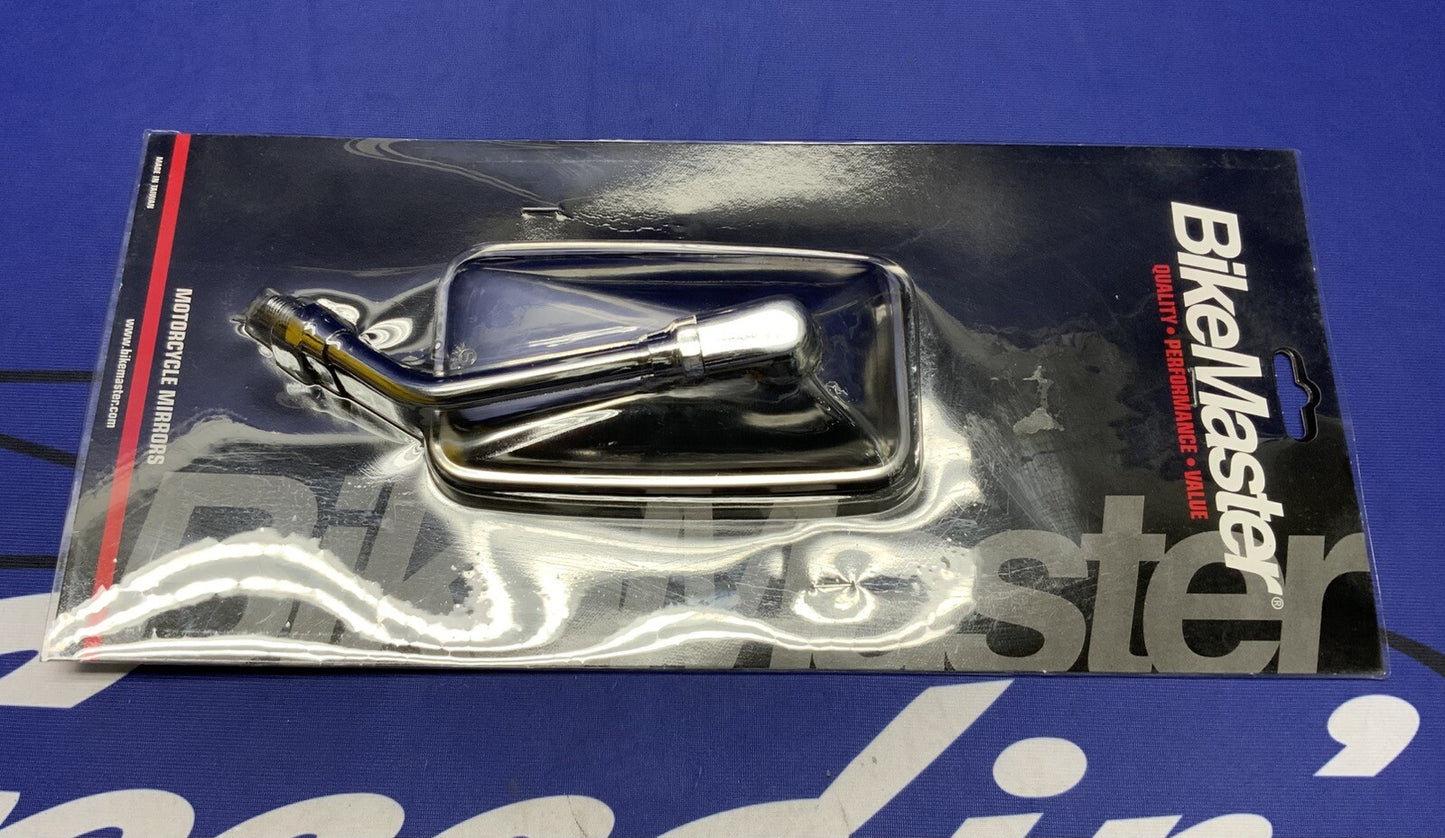 BikeMaster Universal Cruiser Mirror 10mm - Each - Stainless - 601125