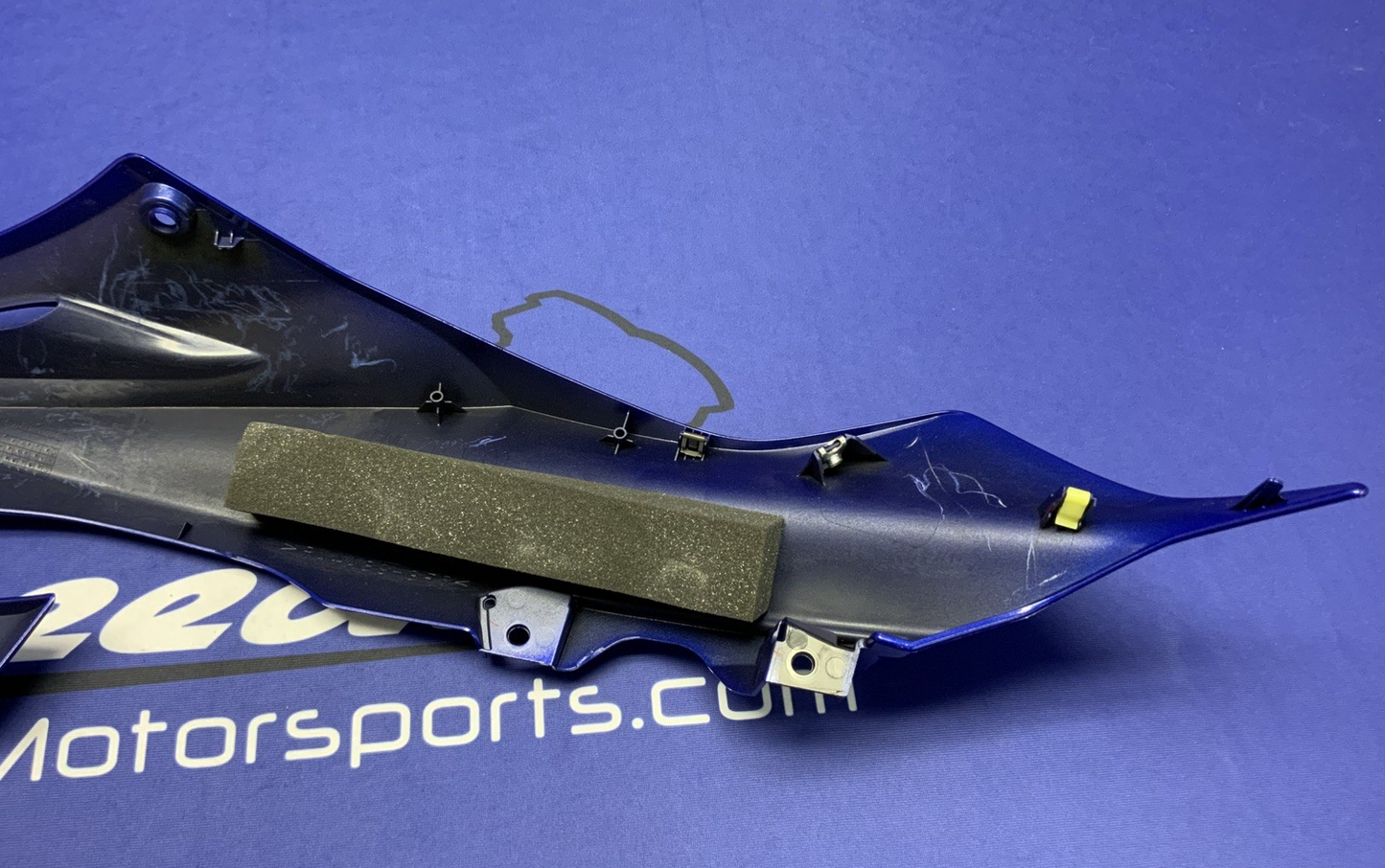 Yamaha Left Upper Fairing (Blue) YZF-R6 2017-2024 OEM BN6-2117V-00-P0