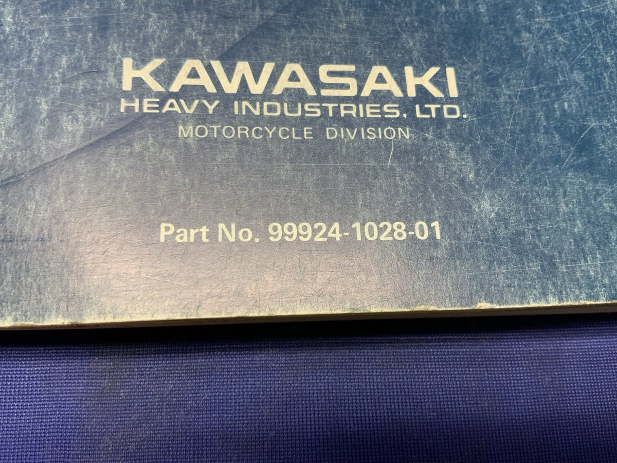 KawasakiKZ650 Service Manual 1981 OEM 99924-1028-01