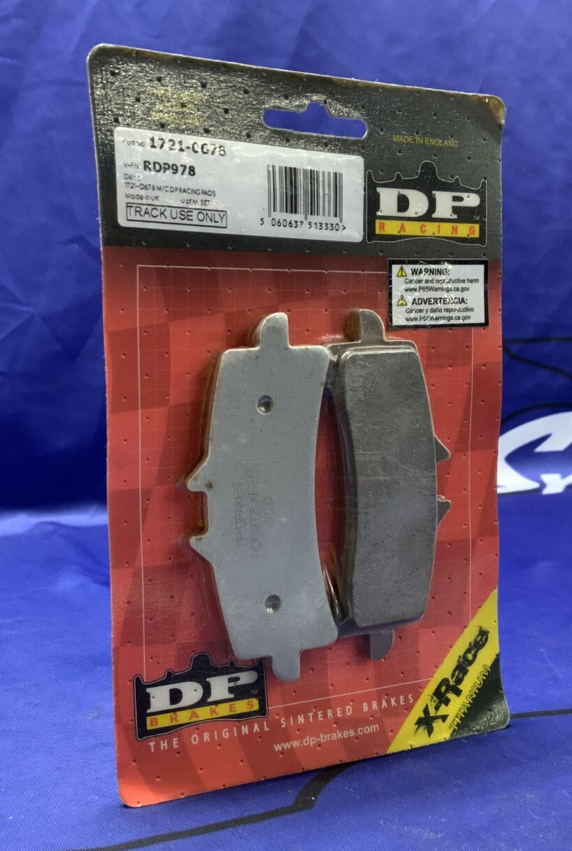DP Racing RDP X-Race Sintered Front Brake Pads GSXR 1000 2017-2022 1721-0678
