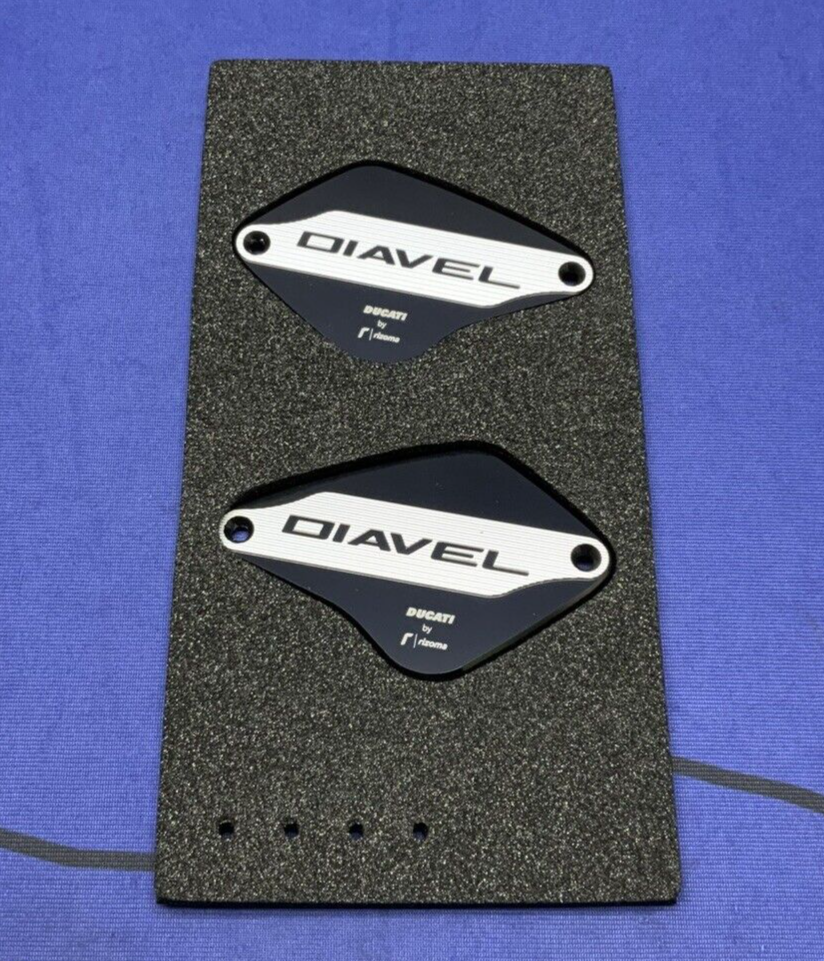 Ducati Brake & Clutch Reservoir Covers Diavel 1260/S 2019-2023 OEM 96180751AA