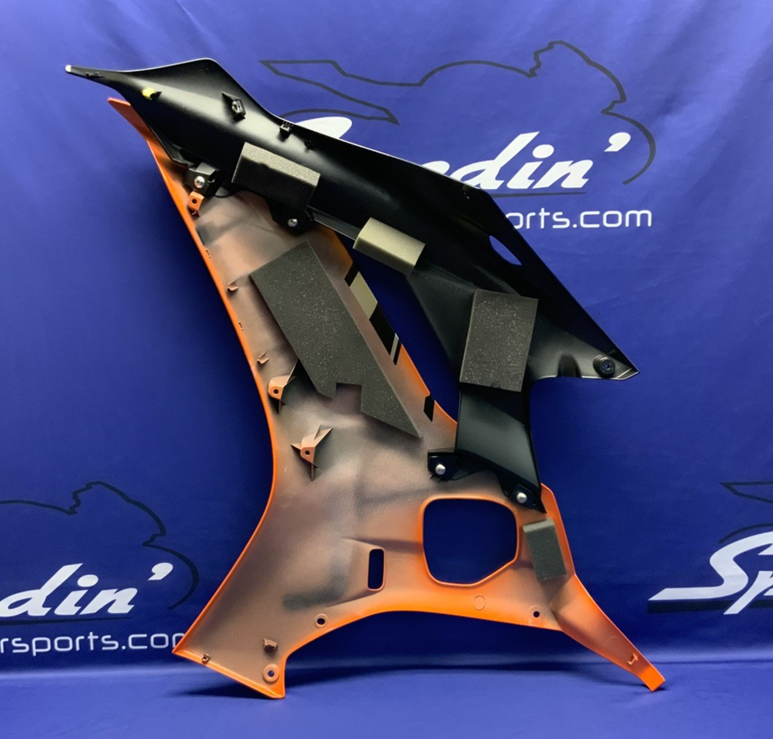Yamaha Right Complete Fairing (Orange) YZF-R6 2017-2024 OEM BN6-W283V-B0-P4