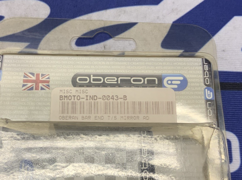 Oberon Bar End Turn Signal Mirror Adapter IND-0043-B