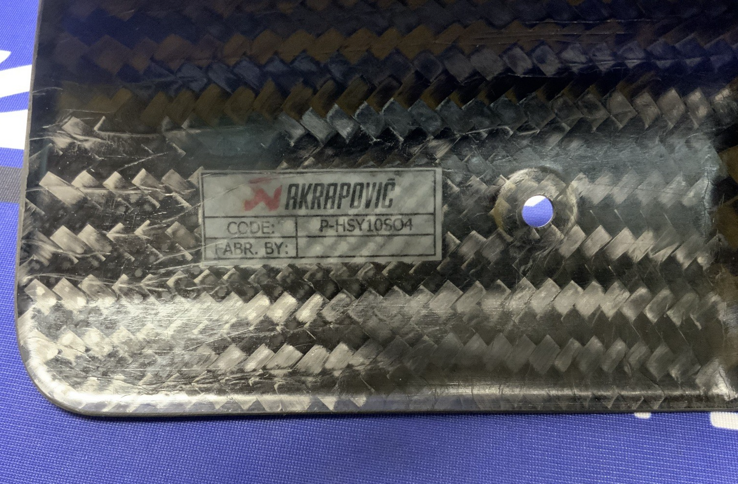 Akrapovic Carbon Heat Shield S-Y10SO15-HAPT, S-Y6R9-APT, S-Y6E9-APT P-HSY10SO4