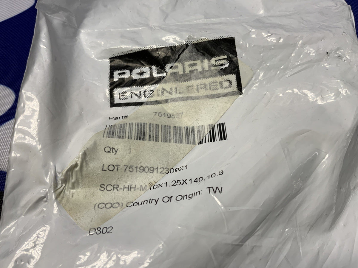 Polaris Hex Head Screw RZR 900 2014-2024 OEM 7519897