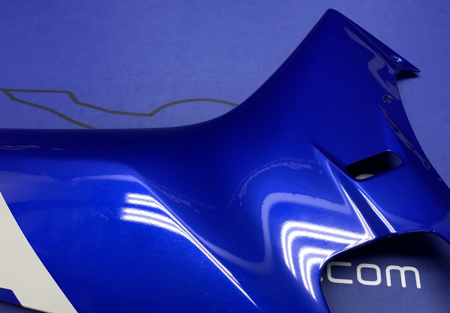 Yamaha Right Lower Fairing (Blue) YZF-R6 2017-2024 OEM BN6-W283V-90-P0