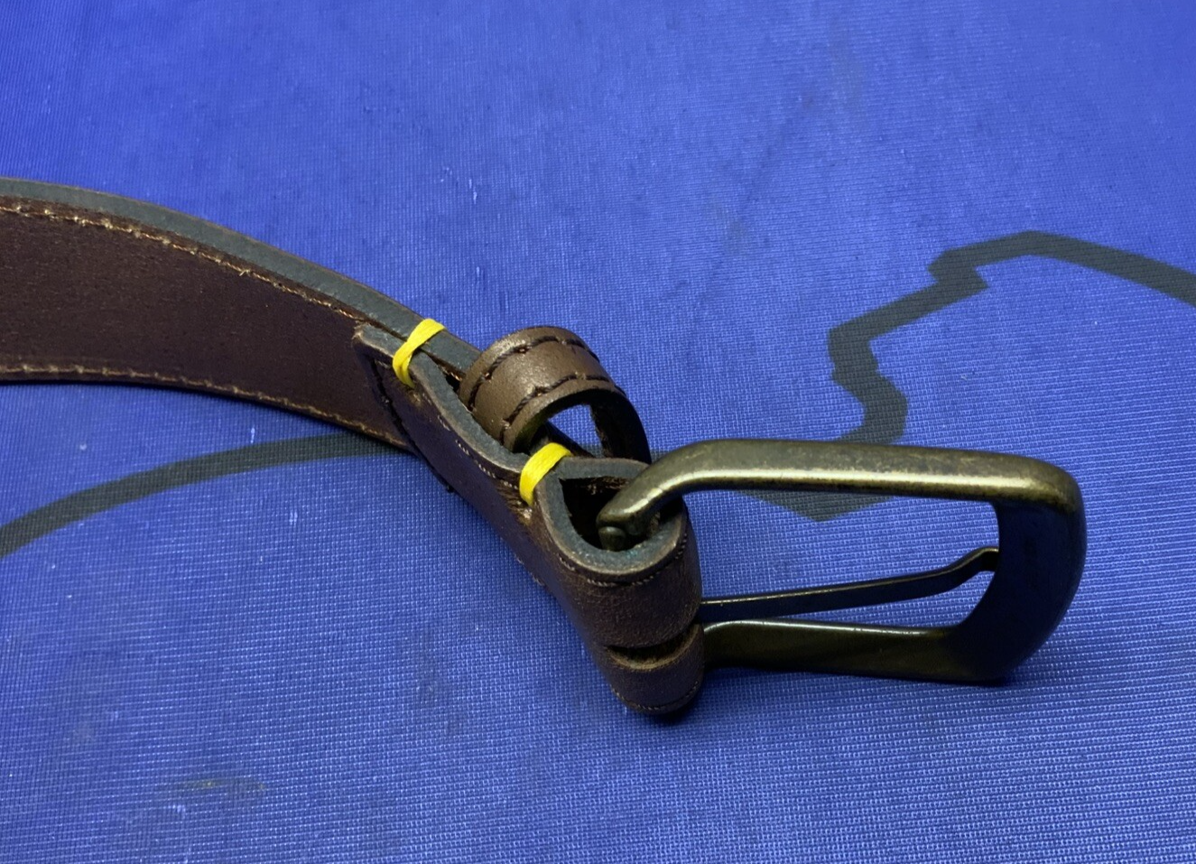 Ducati Scrambler Logo Leather Belt (Brown) 110 cm OEM 987691899