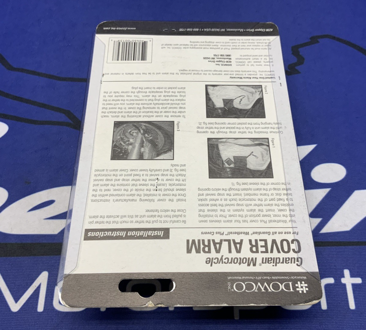 Dowco Guardian Motorcycle Cover Security Alarm system 26038-00