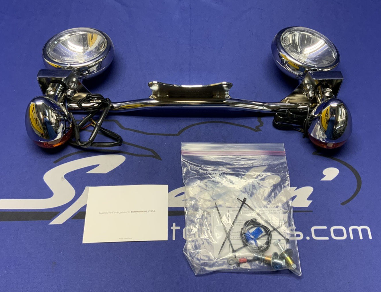 Cobra Light Bar With Spotlight Vulcan Classic 800/1500 1996-2004 04-0431A