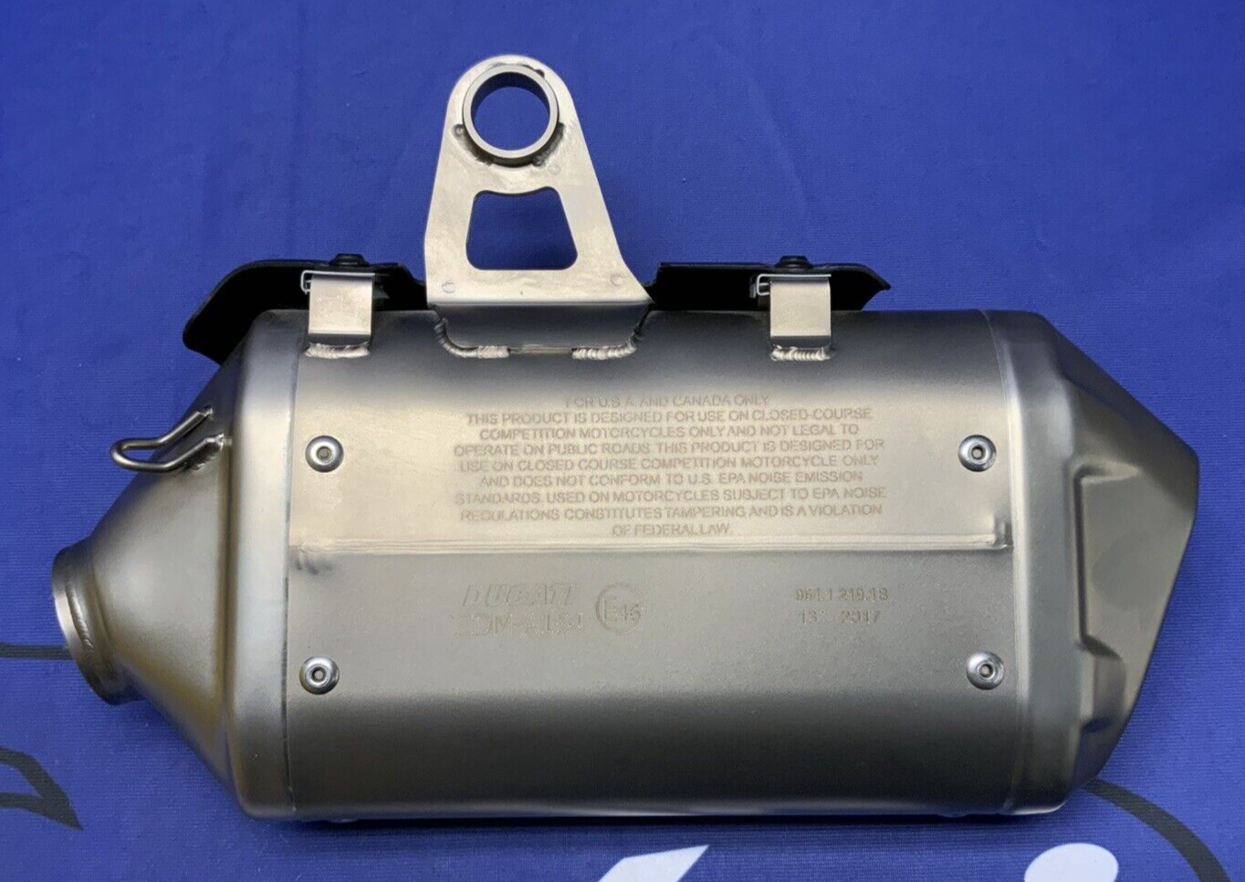 Ducati Slip-On Exhuast Scrambler 800 Desert Sled 2017-2018 OEM 96481231A