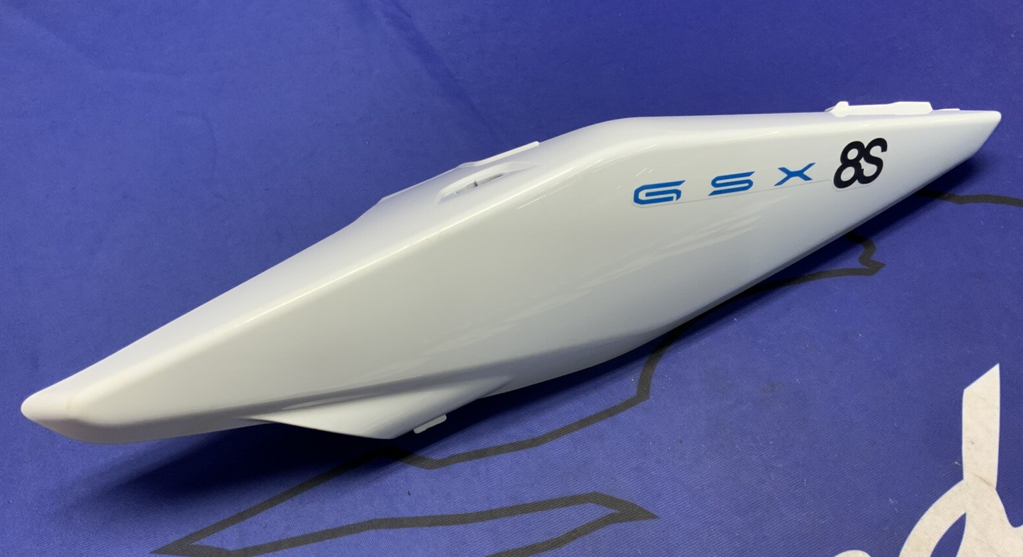 Suzuki Left Rear Frame Cover (White) GSX-8S/R 2023-2025 OEM 47210-25L00-QT7