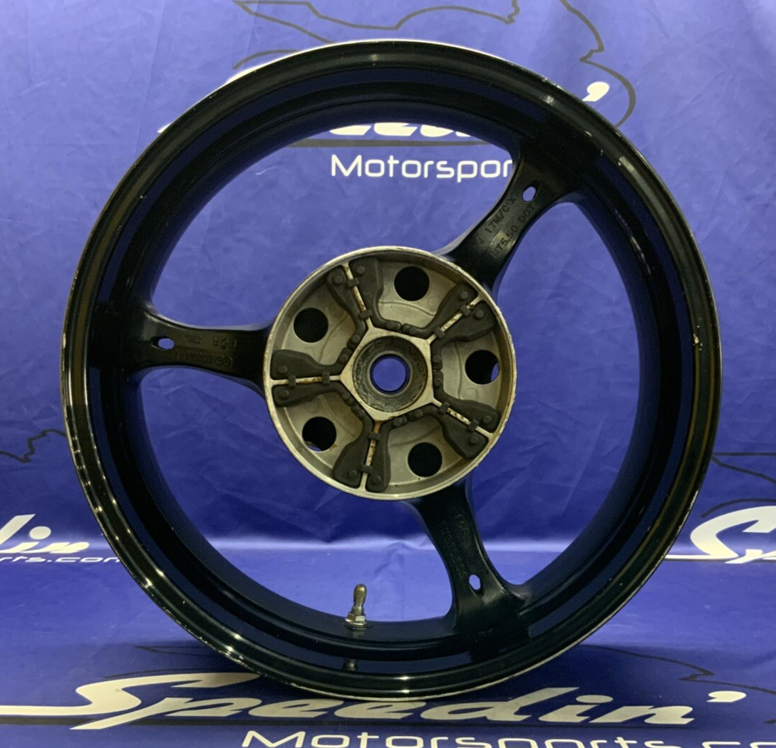 Suzuki Rear Wheel W/ Brake Rotor (Black) GSXR 600/750 06-07 OEM 64111-01H00-019