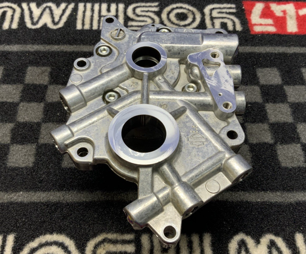 H-D Cam Shaft Support Plate W/ Oil Pump Assy Ultra Limited 2018-24 OEM 25400133