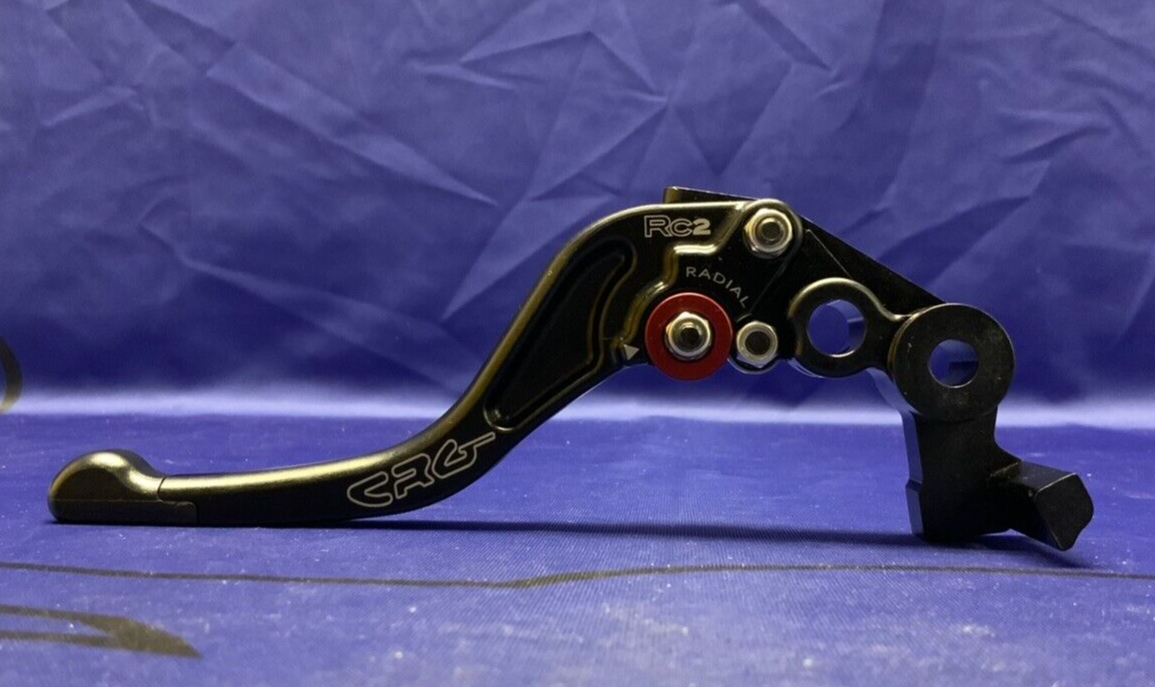 CRG Brake Lever RC2 Short Black & Red ZX10-R 2006-2007 2RN-512-H-B