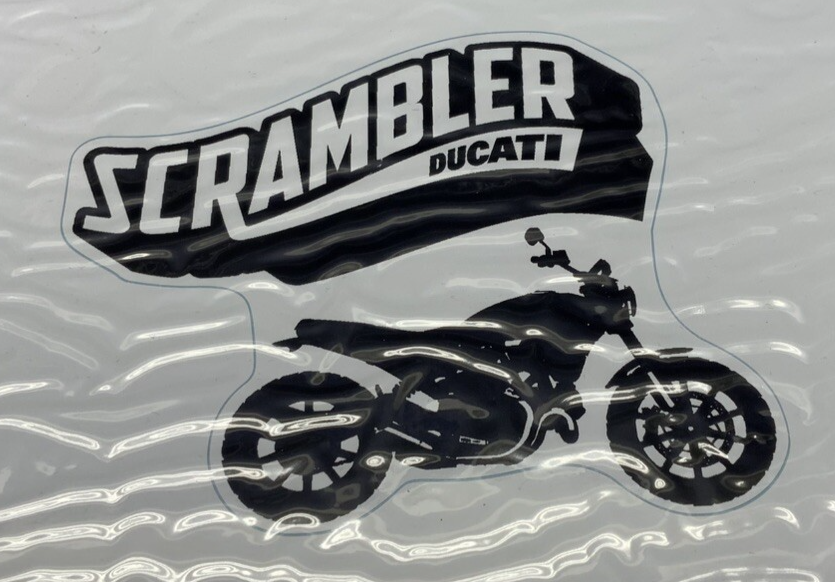 Ducati "Lifestyle Logo" Scrambler Stickers OEM 987691868