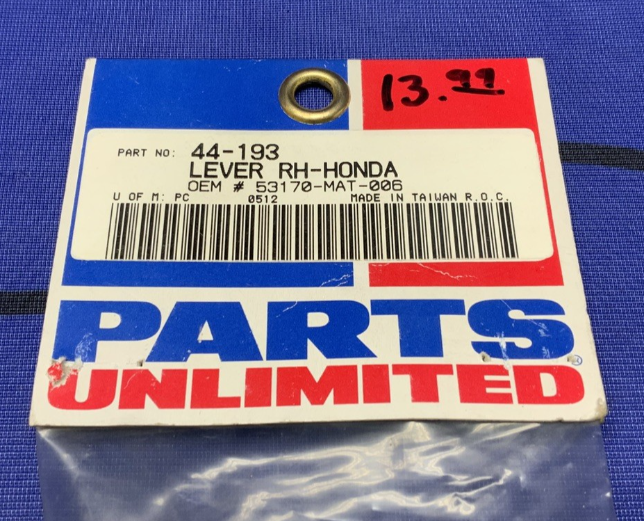 Parts Unlimited Brake Lever CBR 1100XX 1997-1998 44-193
