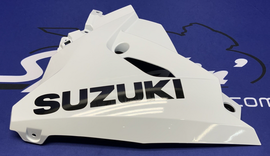 Suzuki Left Lower Fairing (Pearl Tech White) GSX-8R 2026 OEM 94480-25L20-QU2-1