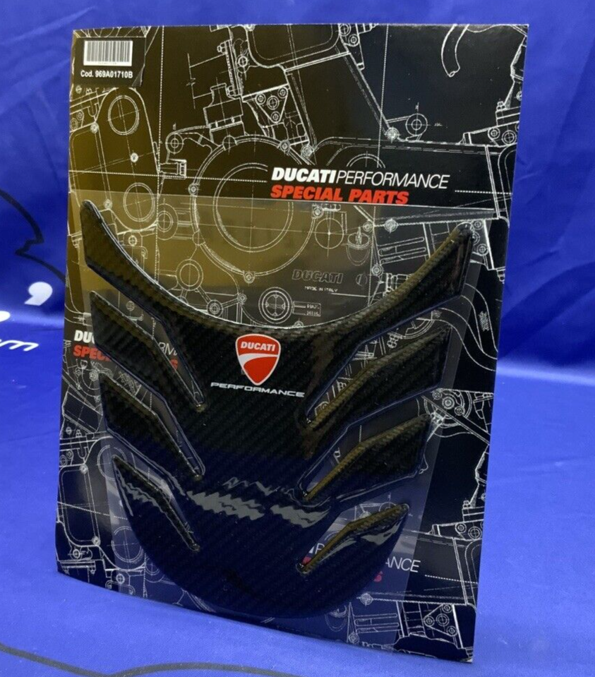 Ducati Performance Carbon Tank Guard Multistrada 1200 2010-2013 OEM 969A01710B