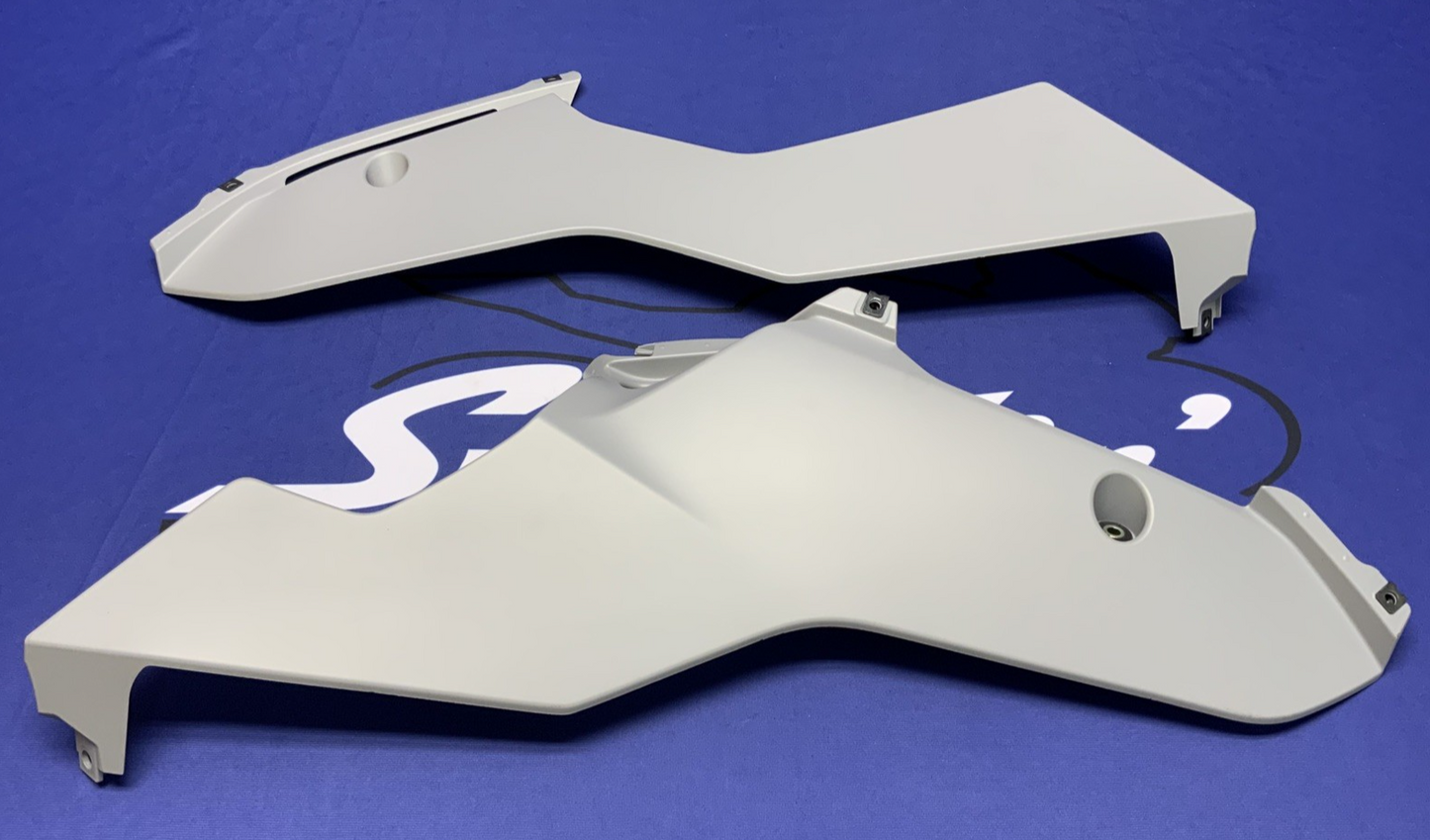 Yamaha Left & Right Lower Fairing Set (Gray) YZF-R6 2017-24 OEM BN6-28385-00-P4