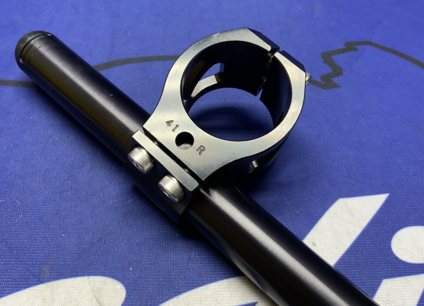 Driven Racing Standard Clip-On Handle Bar Set Left & Right (Black) 41mm DCLO-41