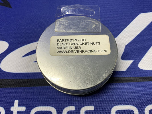 Driven Racing Sportbike Sprocket Nuts (Gold) DSN-GD