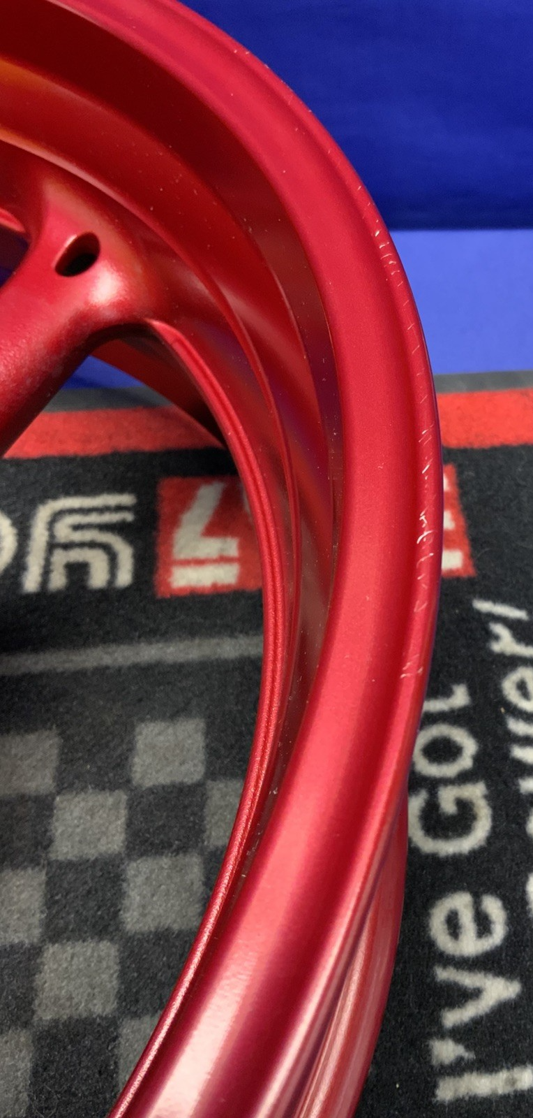 Suzuki Rear Wheel (Red) GSX-R600/750 2023-2024 OEM 64111-14J00-QGY-1