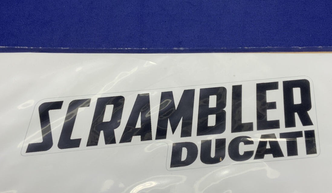 Ducati "Scrambler Logo" Sticker Set OEM 987691867
