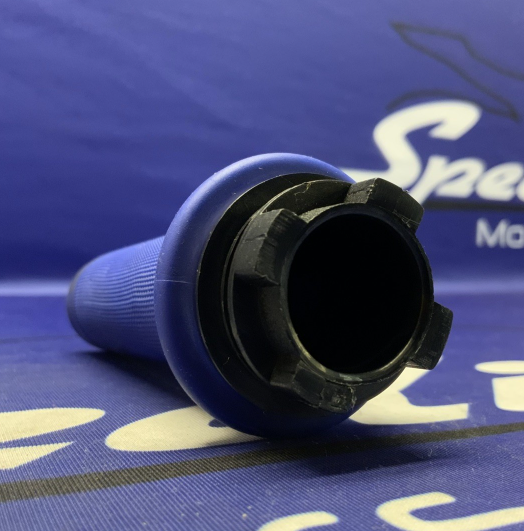 Domino XM2 Throttle Tube W/ Grip (Blue)