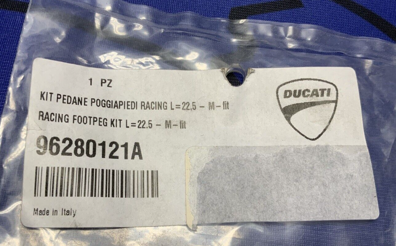 Ducati Foot Rest Pegs Left & Right Multistrada 2010-2014 OEM 96280121A