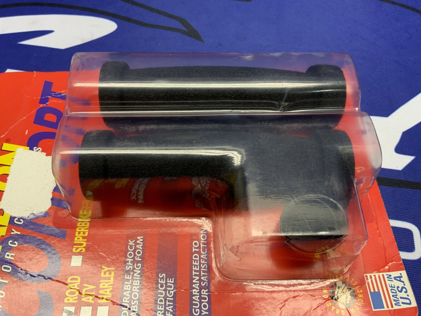 Grab On Black Comfort Road Grips 7/8 in. x 5 in. x 1.4 in 179221