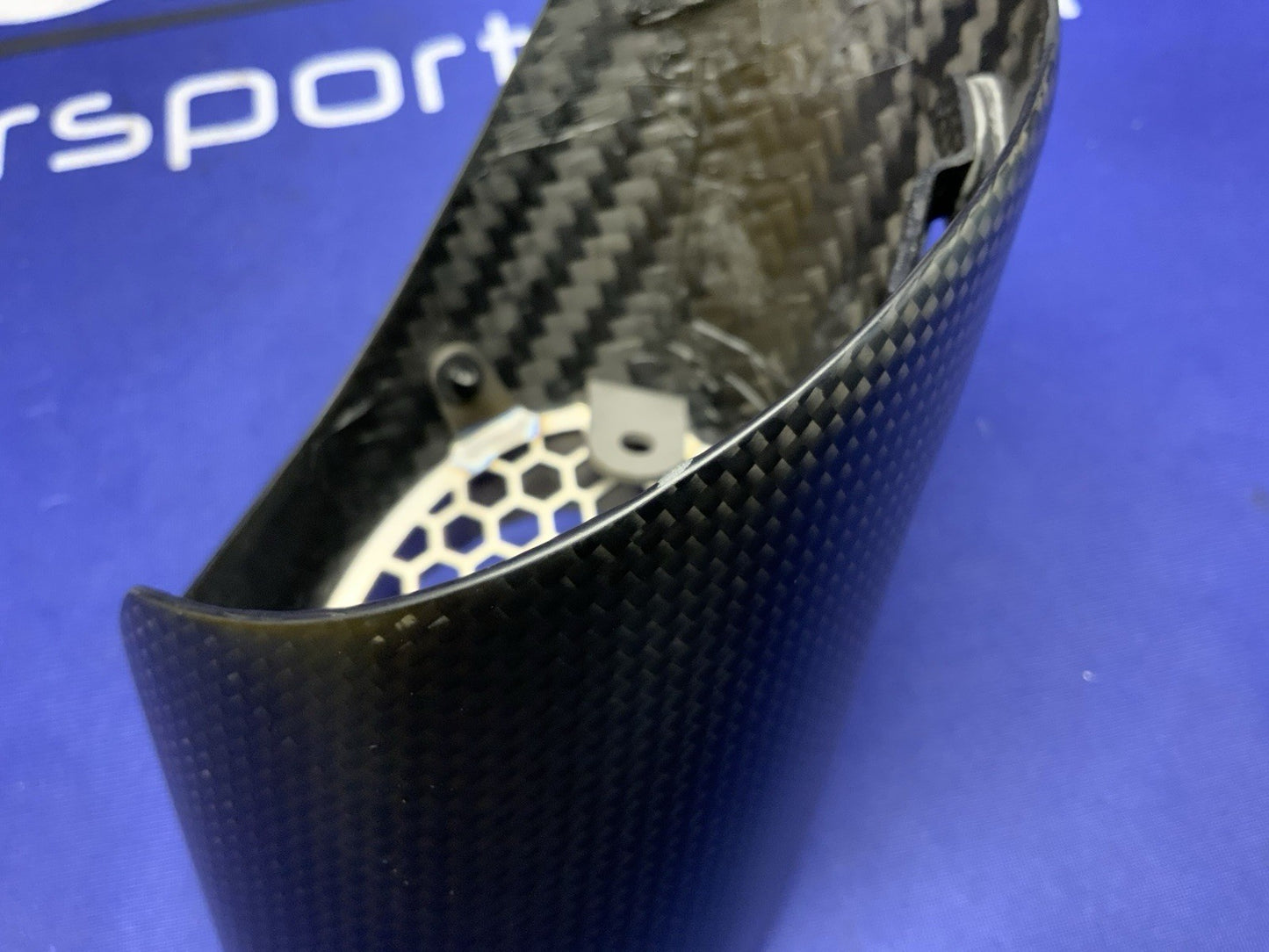 Ducati Exhaust Carbon End Tip Panigale V2/Bayliss 2020-2024 OEM 46017131BA-3