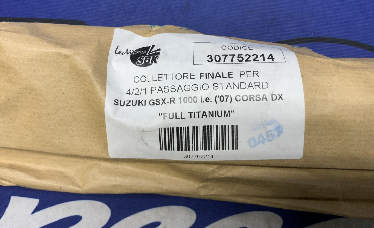 Leo Vince Exhaust Pipe GSXR 1000 2007-2008 307752214