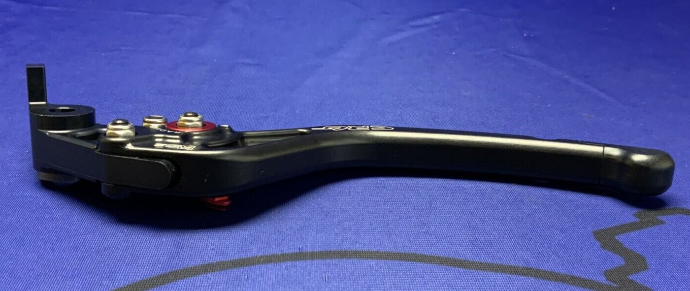 CRG RC2 Brake Lever Standard Black & Red Hypermotard 2007-2008 2RB-513-T-B