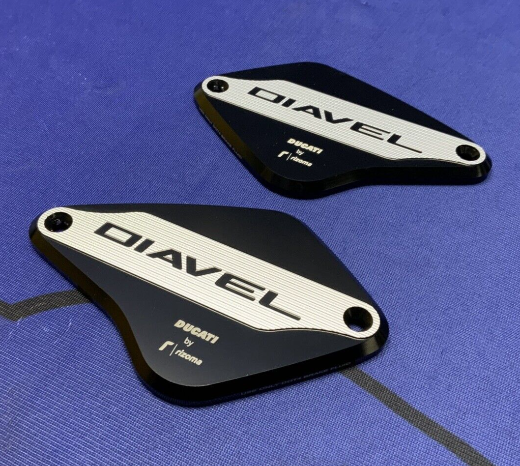 Ducati Brake & Clutch Reservoir Covers Diavel 1260/S 2019-2023 OEM 96180751AA