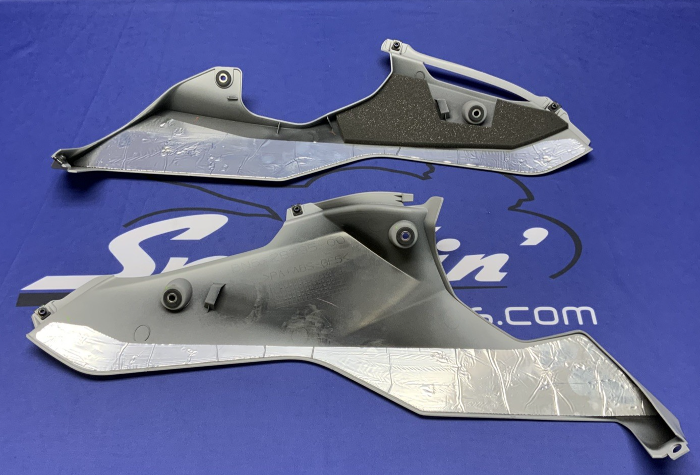 Yamaha Left & Right Lower Fairing Set (Gray) YZF-R6 2017-24 OEM BN6-28385-00-P4