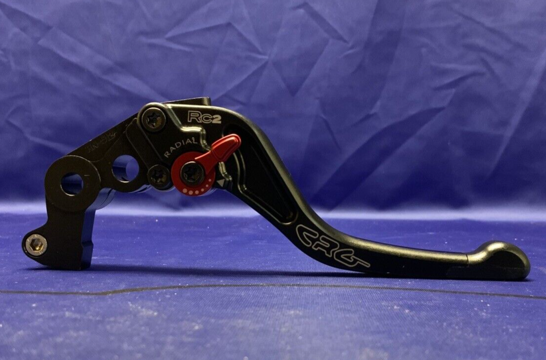 CRG Brake Lever RC2 Short Black & Red ZX10-R 2006-2007 2RN-512-H-B