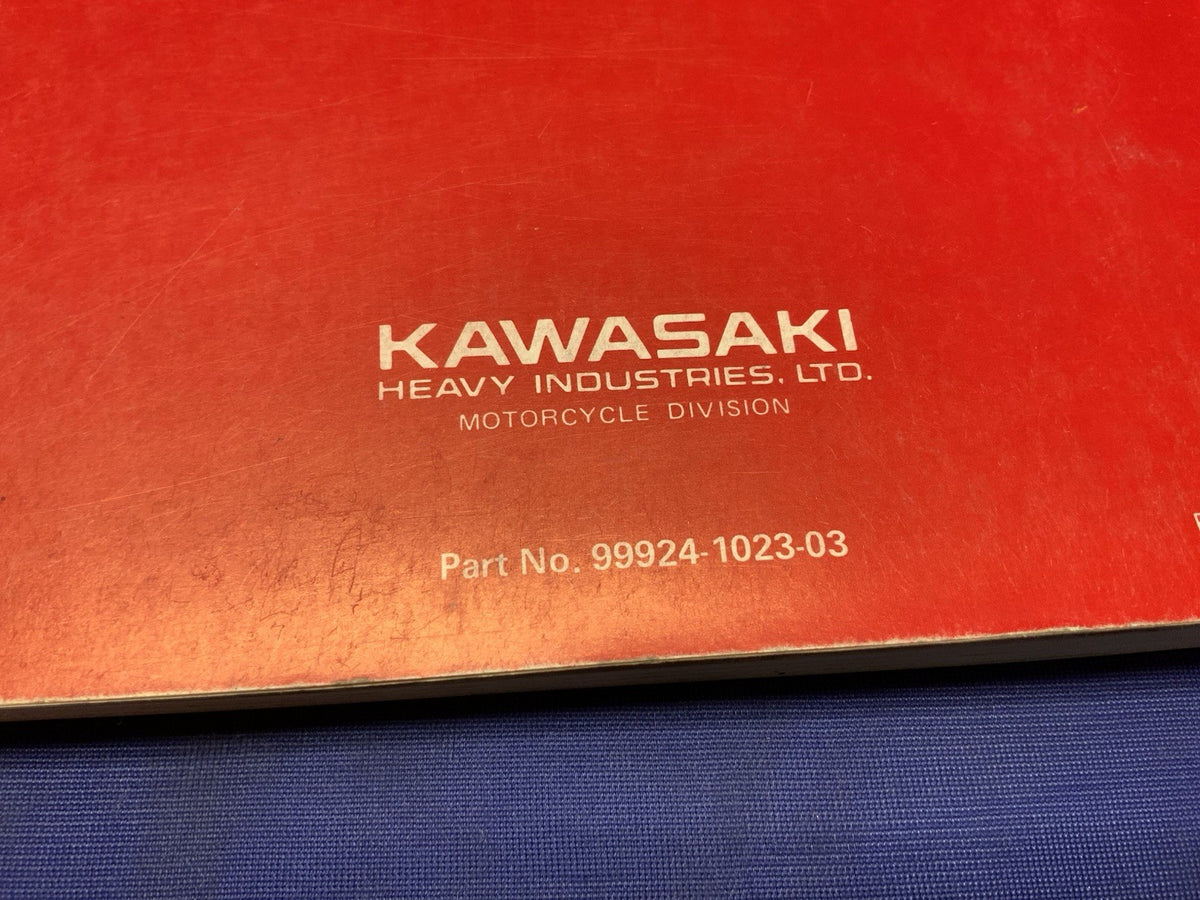 Kawasaki KZ250 Single Service Manual 1980-1982 OEM 99924-1023-03