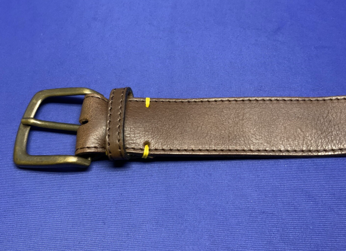 Ducati Scrambler Logo Leather Belt (Brown) 110 cm OEM 987691899